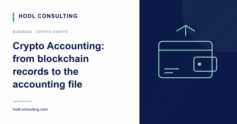 Crypto Accounting: from blockchain records to the accounting file