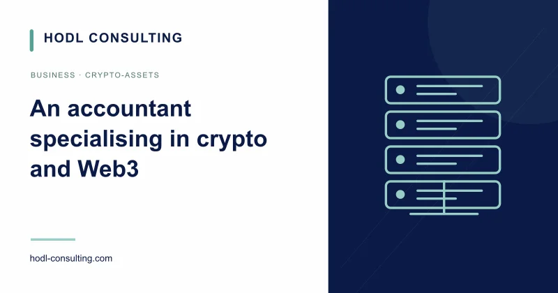 An accountant specialising in crypto and Web3
