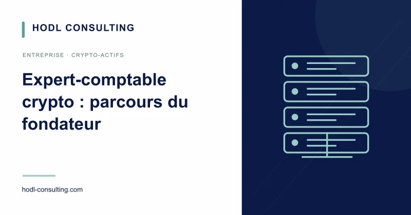 Expert-comptable crypto : parcours du fondateur