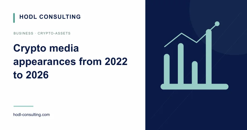 Crypto media appearances from 2022 to 2026
