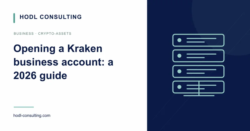 Opening a Kraken business account: a 2026 guide
