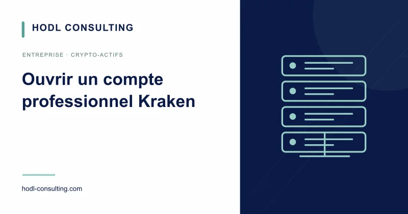 Ouvrir un compte professionnel Kraken