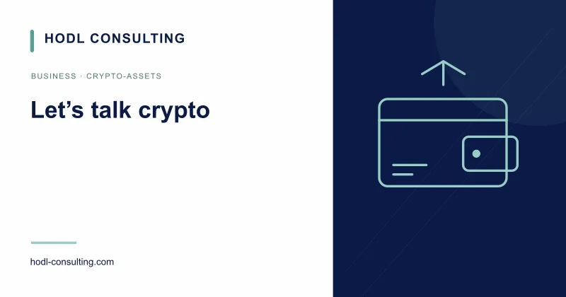 Let’s talk crypto