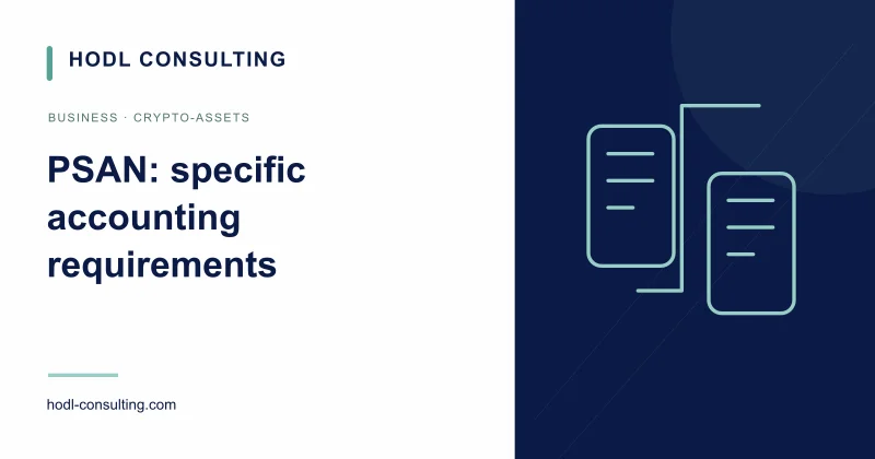 PSAN: specific accounting requirements