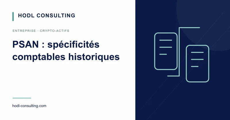 PSAN : spécificités comptables historiques