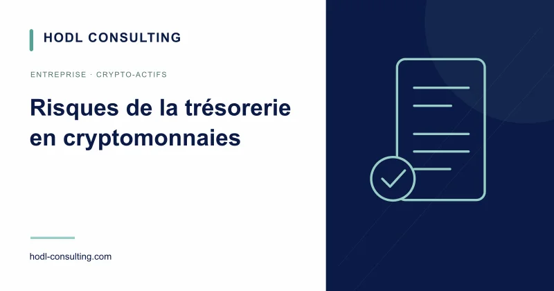 Risques de la trésorerie en cryptomonnaies