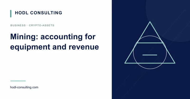 Mining: accounting for equipment and revenue
