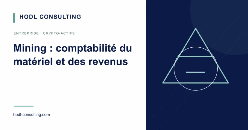 Mining : organiser la comptabilité du matériel et des revenus