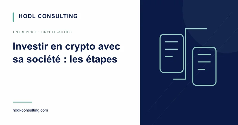 Investir en crypto avec sa société : les questions avant de commencer