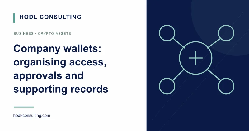 Company wallets: organising access, approvals and supporting records
