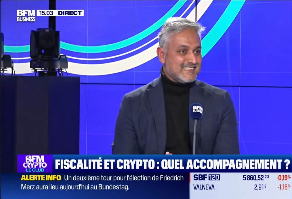 Houssen Issouf Aly sur le plateau de BFM Business : fiscalité et crypto, quel accompagnement ?