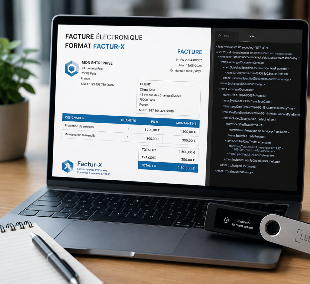 Facturation électronique au 1er septembre 2026 : le cas des entreprises payées en crypto